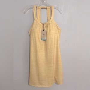 Prana Butter Yellow Athletic Cantine Everyday Essential Dress Size Medium Vacay